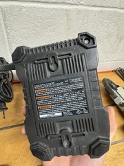 Ridgid RP 200 Press Tool Kit w/3 Jaws, 2 Battery, And 2 Chargers.