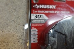 Husky 2 in. Ratcheting PVC Cutter 16PL0805
