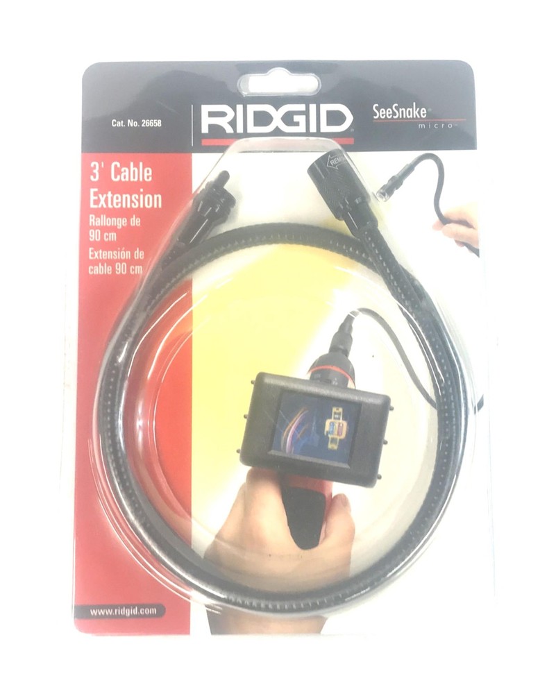 Ridgid SeeSnake Micro 3&prime; Cable Extension 26658 NOS