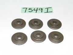 6 New Old Stock 1B Pipe Cutter Wheels 1&Prime; OD x 1/4&Prime; ID x 1/4&Prime; Thick
