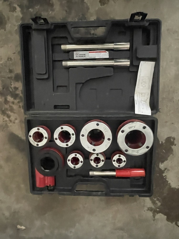 ROTHENBERGER Manual Pipe Threader Set 1/2&Prime; 3/4&Prime; 1&Prime; 1-1/4&Prime; Made In Germany