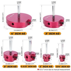 04520 For PPRK5 Plastic Pipe Fitting Reamer Kit fit into standard 1/2&Prime; drills