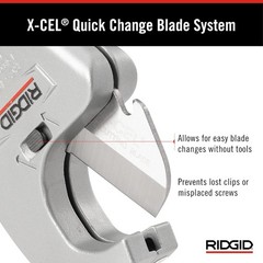 Model RC-1625 Pipe Cutter &ndash; Easy Blade Change