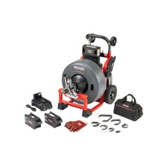 Ridgid 73048 K-4310 FXP 3/4&Prime; Drum Machine w/ FXP Batteries 8.0 Ah & Charger