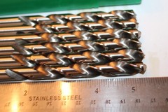 PRECISION TWIST DRILL 015625 #Y HSS JOBBER DRILL BIT 5 3/8&Prime;L &ndash; QTY OF 6 &ndash; NEW