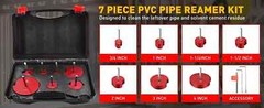 Plastic Pipe Reamer Kit for 1/2&Prime; Drills PVC Socket ABS Fitting Saver Reamer Tool