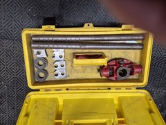 RIDGID 12 R PIPE THREADING DIE SET 1/2&Prime;-2&Prime; w Handle & Ratchet & Craftsman Die