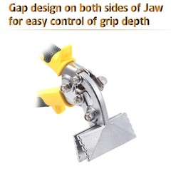 Hand Seamers Sheet Metal Tools Offset 3Inch Curved Jaw Bender Bending Pliers