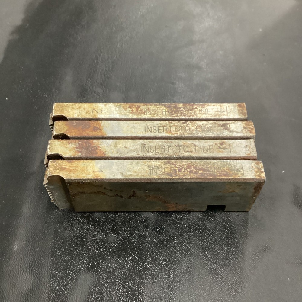 RIDGID 1/2-3/4&rdquo; NPT RH DIE SET USED
