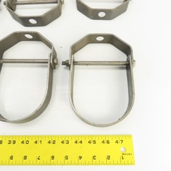 4&Prime; Pipe Pivoting Steel Anvil Clevis Hanger 7-3/4&Prime; H FIG 1 STD. Lot Of 9