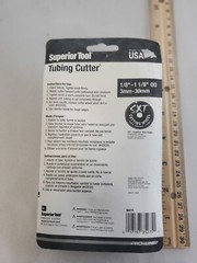 Superior Tool 35275 Aluminum Black/Silver Pipe Cutter 1/8 to 1-1/8 Dia. in.