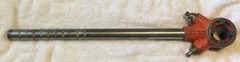Vtg Craftsman Crown Logo Ratcheting Pipe Threader w/Guides, Dies, Pipe Cutter