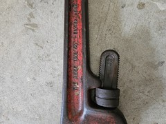 Ridgid Heavy Duty Pipe Wrench 48in / Forged Steel / Sharp Teeth / Ships Free