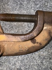 Vintage No. 2S Pipe Tubing Cutter Heavy Duty Cast Iron Plumbing Tool