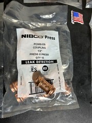 80 &ndash; NIBCO VIEGA PROPRESS COPPER FITTINGS 1/2&Prime; PRO PRESS MADE IN USA