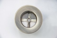 VATTNO Bath tub Drain Kit 1-7/8&Prime; 1-1/2-11.5NPSM Brushed Nickel Brass