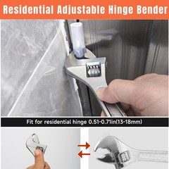 Door Hinge Adjustment Tool 1318mm Hinge Wrench Bender Pin Remover Fix Steel