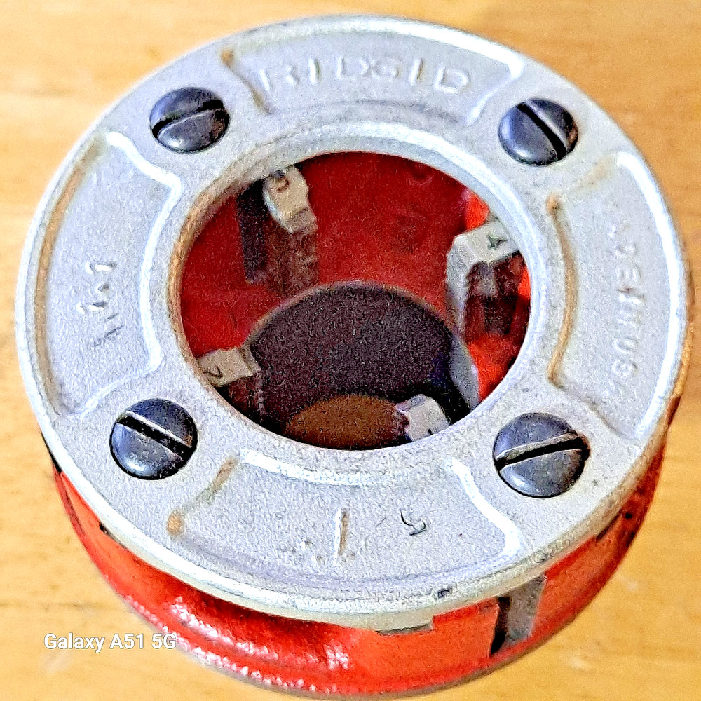 RIDGID 36900 1&Prime; OOR NPT Manual Pipe Threader Die Head, Rh NEW NOS FREE SHIPPING