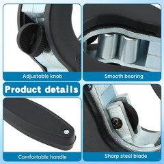 Ratcheting Tubing Cutter,2in1 Close Quarters Tube Compact Cutter,One-Hand Ope&hellip;