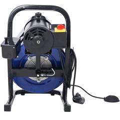 60FTx1/2In Drain Cleaner Machine Sewer Snake Drill Drain Auger Cleaner Electric