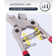 Geothermal Pipe Removal Pliers Water Separator Heating System Tool Strong Grip