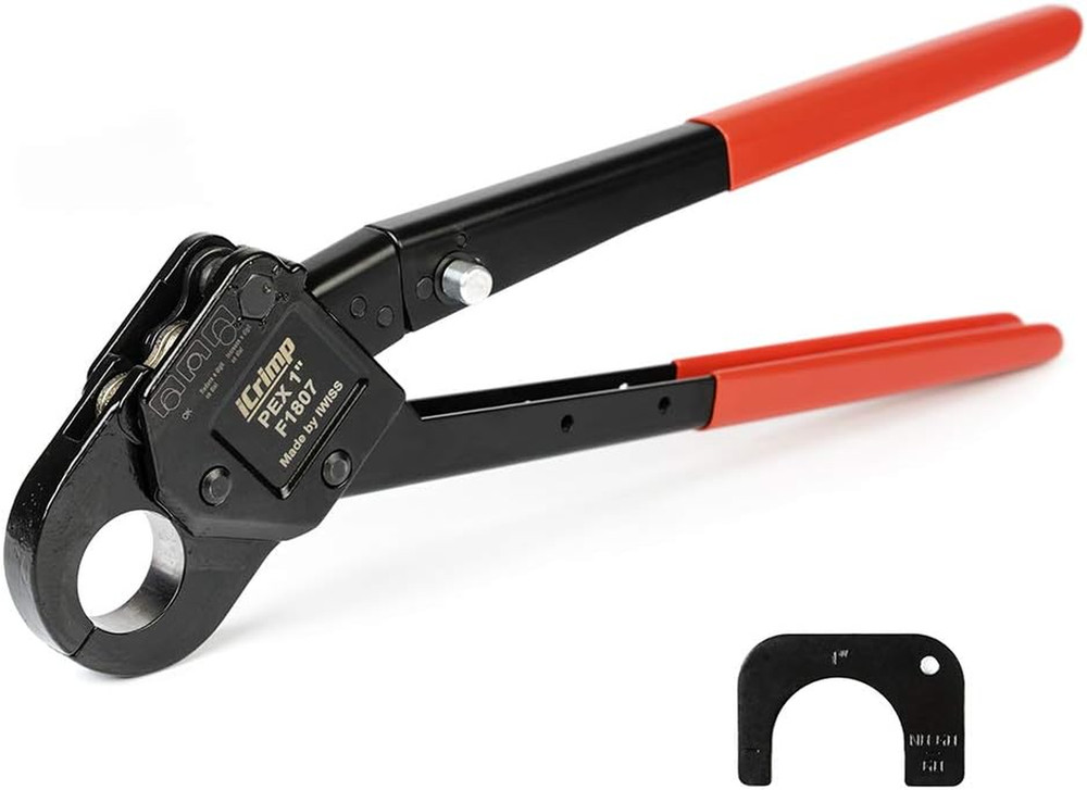 Icrimp Angle Head F1807 PEX Pipe Crimping Tool for Copper Rings &ndash; 1-Inch Angle S