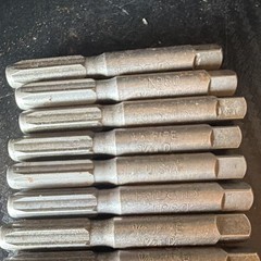 RIDGID No. 80 & No. 81 Pipe Reamer/Cleaner Bit Set, MPN No.80 No.81