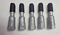 LOT OF 5, NPSJ V5 Die Locking Screws Black Silver, FREE SHIPPING