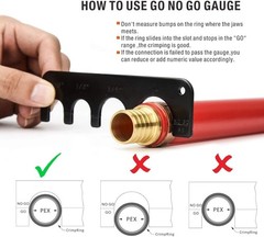 iCrimp F1807 Copper Ring Crimping Tool Kit for 3/8,1/2,3/4,1&Prime;, PEX Crimper | &hellip;