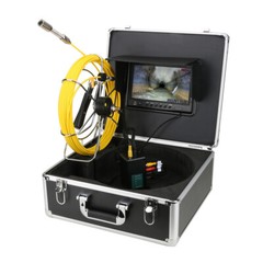 50M Drain Sewer Camera Pipe Inspection Camera with Meter Counter DVR 9&Prime; Monitor