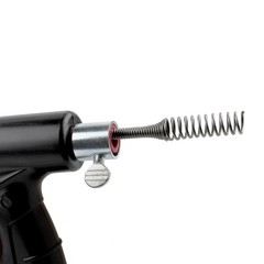 25ft Drain Auger Power Drill Attachment High Tensile Spring Wire Snake Cleaner