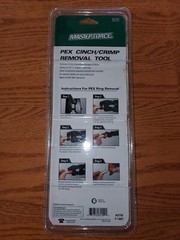 Masterforce PEX Cinch Clamp Crimp Removal Tool 694-5325 NEW 1/2&Prime;- 1&Prime; Plumbing