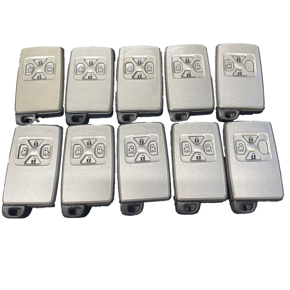 Toyota Smart Key Fob 271451-0500 Estima Alphard Voxy 10-pc Set Working