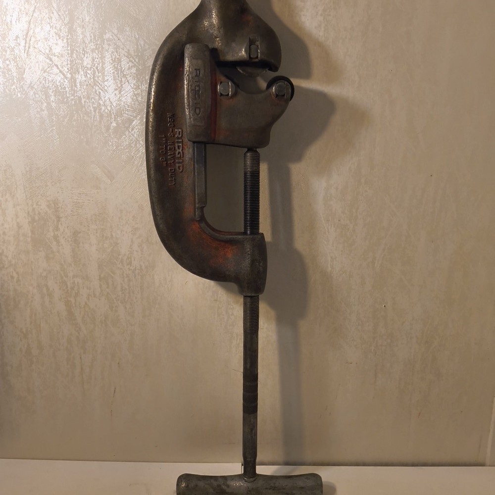 Rigid Heavy Duty No. 3-S Pipe Cutter Large Tool 1&Prime; to 3&Prime; Industrial Made In USA