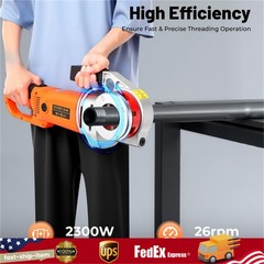 1/2&Prime;-2&Prime; Electric Pipe Threader w/ 6 Dies -Efficient Pipe Threading Machine 2300W