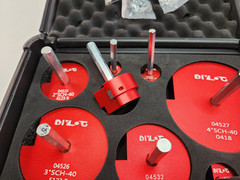 Diylog 9 Piece PVC Pipe Reamer PVC Fitting Saver Pipe Reamer for SCH40