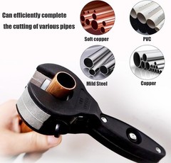 Ratcheting Pipe Cutter 1/4&Prime;-7/8&Prime; With Gloves &ndash; Durable and Ergonomic Design