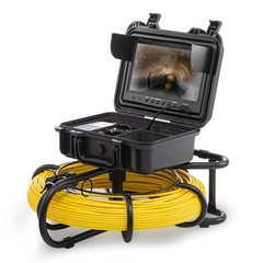 300ft Sewer Camera 9in Screen IP68 DVR for 16GB SD Card