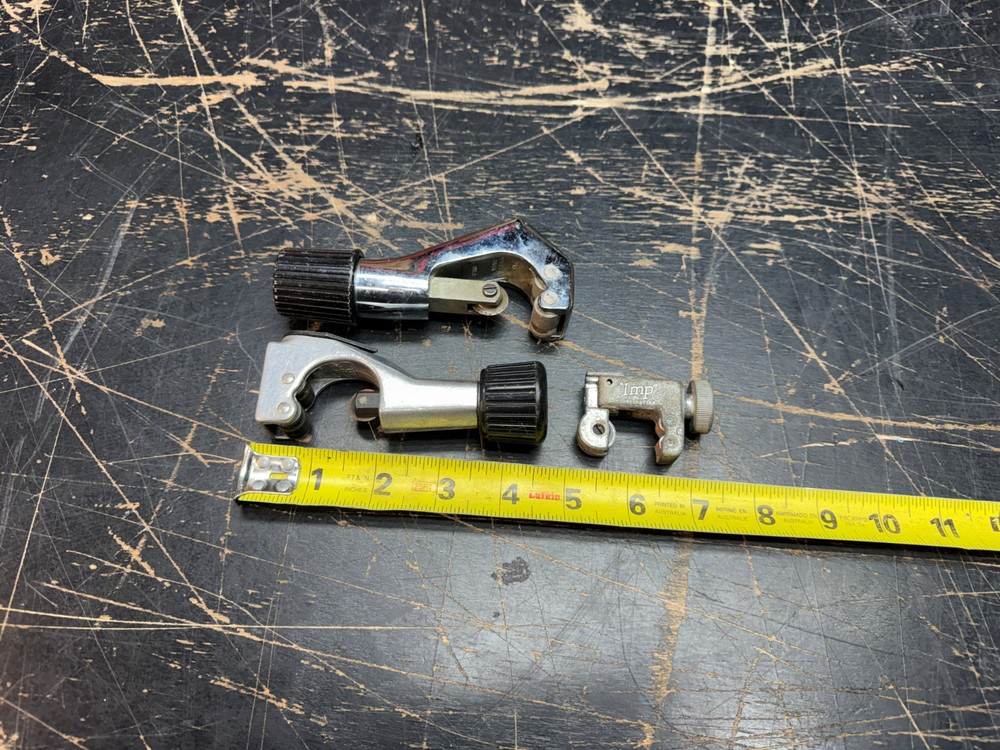Imperial Eastman Tubing Pipe Cutter Tool Lot 3 Piece Imp 127-FB