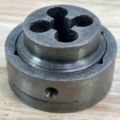 GTD Little Giant 3/8&rdquo; NC 16 2-3/4&rdquo; Size Adjustable Threading Die Insert Collet