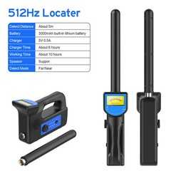 50M Sewer Drain Pipe Inspection Camera with 512hz Locator Self Leveling 10inch