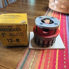 Ridgid 1&Prime; Die Head Complete for 12-R Drop Head Pipe Threader, New Old Stock