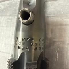 Reed Mfg 04391 DT100 1&rdquo; CC AWWA Drill Tap for Cast/Ductile Iron Pipe