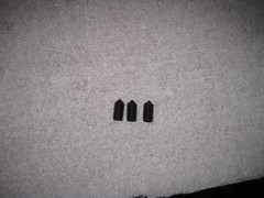 (3) Ridgid 00-R-B Bolt Die Head (3) POINTED SET SCREWS FOR DIE