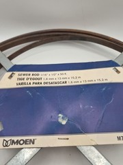 Moen Flat Sewer Rod with Holder 1/2 Dia. in. x 50 ft. # M7971