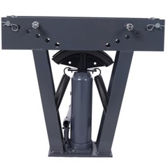 12 Ton Pipe Bender Manual Hydraulic, Piping Bending Exhaust Tube Fabric w/6 Dies