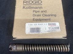 Ridgid 62990 T-201 5/8Drum Cable Straight Auger for K-400 & K-3800 Drum Machines