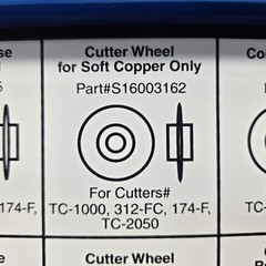 Imperial S74197 Soft Copper Cutter Wheel Spring Washer Fits TC-1000 312-FC USA