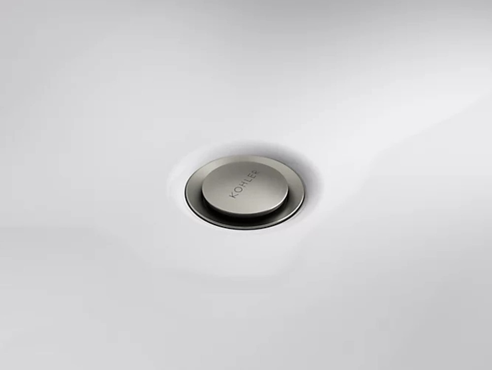 Kohler RH1464524-BN Clicker Drain with Overflow (Pack of 1), Brushed Nickel
