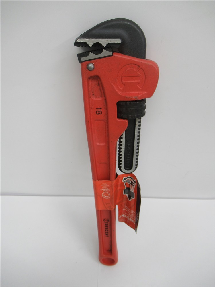 Crescent CIPW18, 18&Prime; Cast Iron K9 Pipe Wrench, 2-1/2&Prime; Capacity